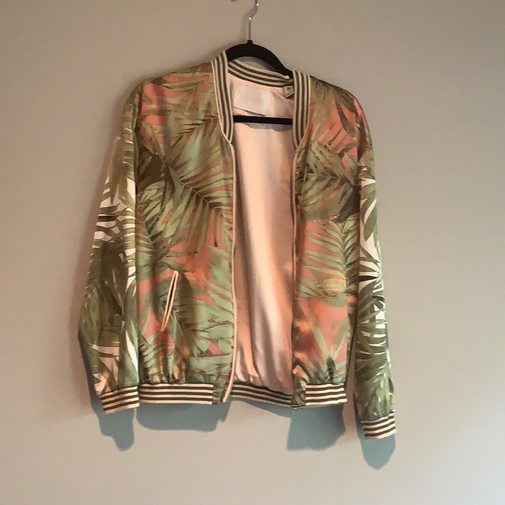 Scotch & Soda sateen palm print bomber - Picture 6 of 6